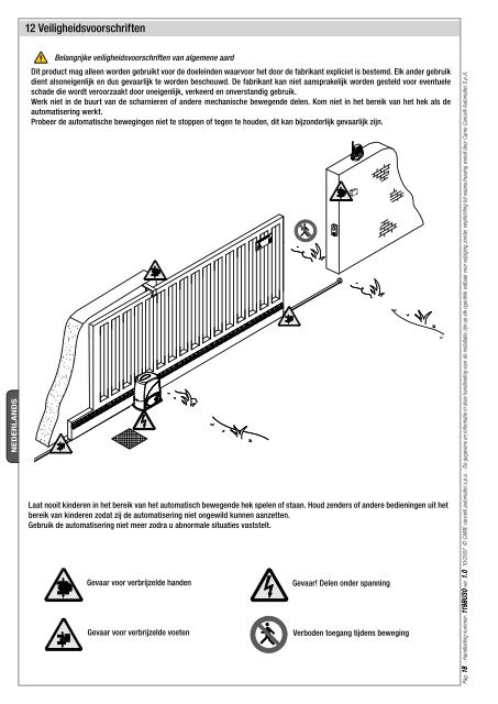 Technische handleiding... - Came