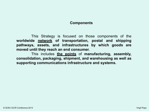 Supply Chain Security Management (SCSM) and Business ... - ecr-uvt