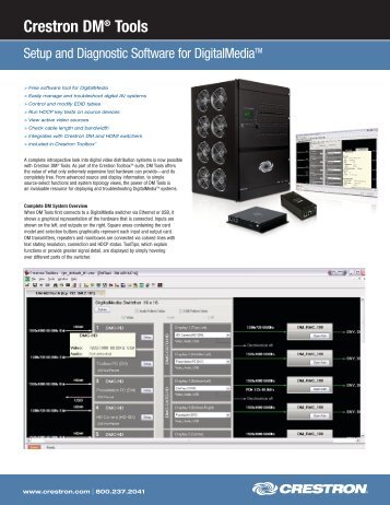 Crestron DMÂ® Tools - CE Pro