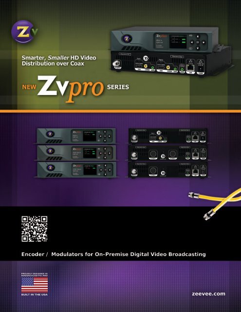 Download ZvPro spec sheet - CE Pro