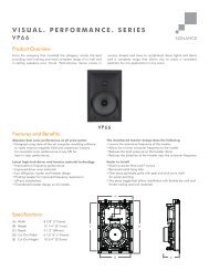 Download Visual Performance VP66 In-Wall Speaker spec ... - CE Pro