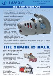 shark vacuum pump_brochure.indd - Javac