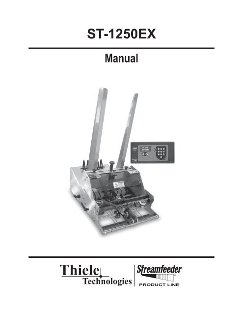 ST-1250 Manual - Streamfeeder