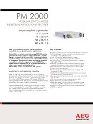 PM 2000 - AEG Power Solutions