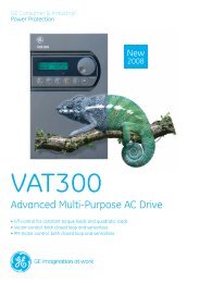 Brochure VAT300 - G E Power Controls
