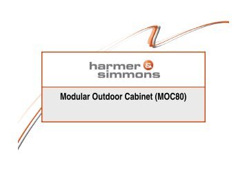 Modular Outdoor Cabinet (MOC80)