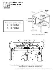 Horizontal Lapping Wheel Plans - His Glassworks