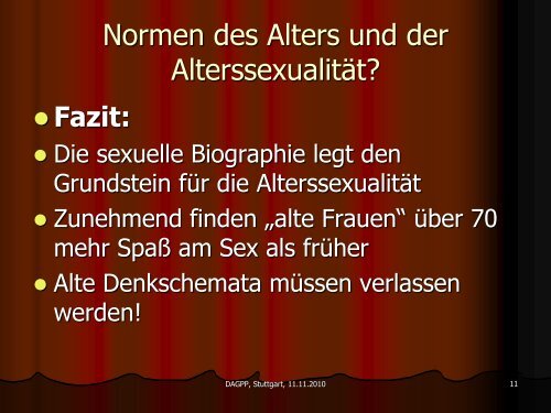 Sexualität im Alter