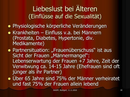 Sexualität im Alter