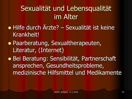 Sexualität im Alter