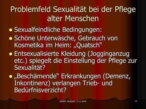 Sexualität im Alter