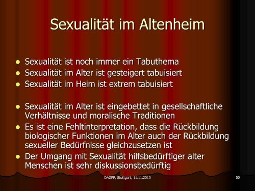 Sexualität im Alter