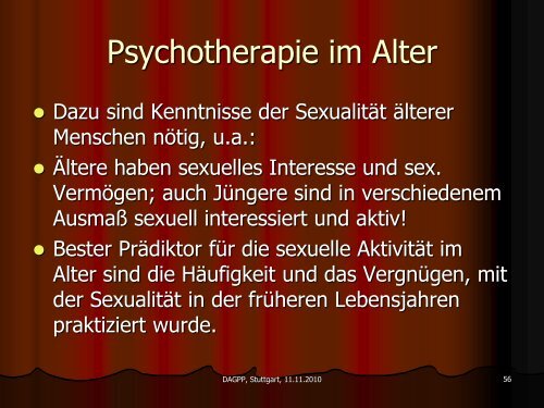 Sexualität im Alter