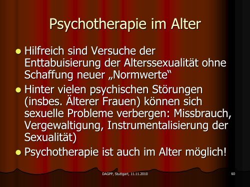 Sexualität im Alter