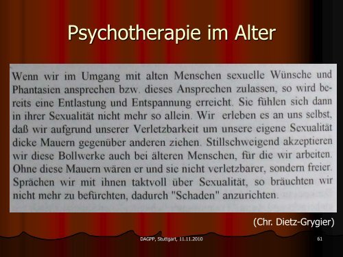 Sexualität im Alter