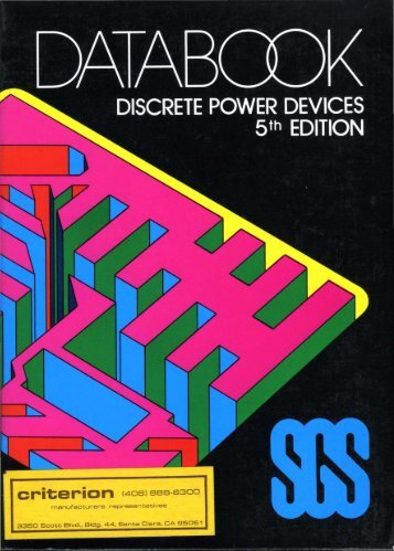 SGS Discrete Power Devices 5ed 1982 - Trailing-Edge