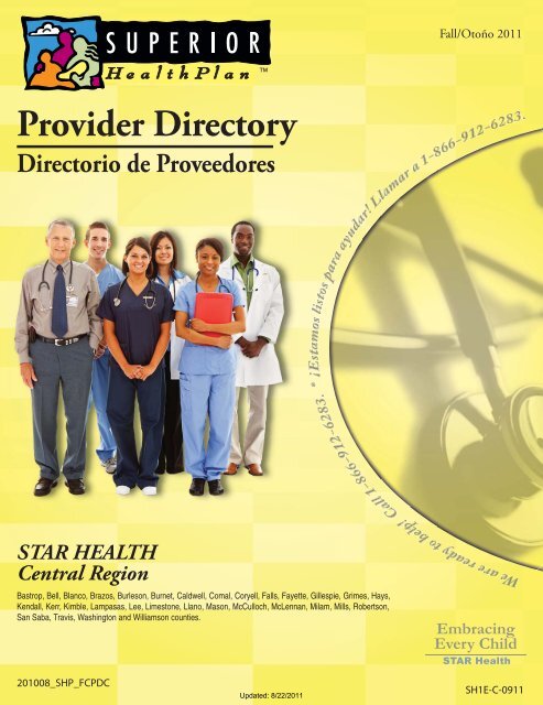 Provider Directory Directorio de Proveedores ... - Fostercare Texas