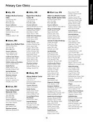 Primary Care Clinics