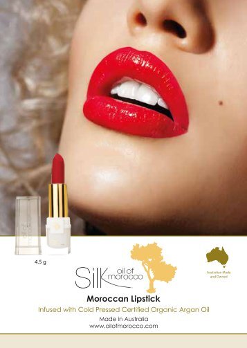 Moroccan Lipstick - Silk Oil of Morocco Australia Store