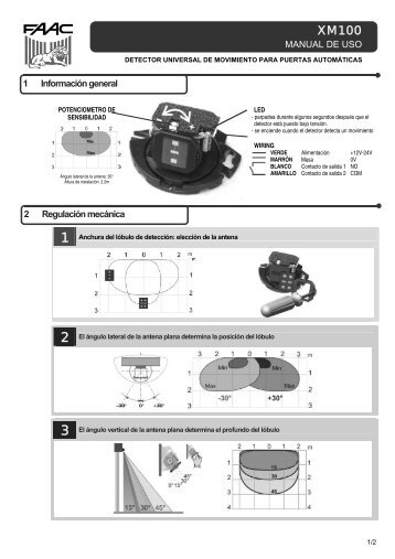 XM100 ES 42.0809.01.UG.pdf - Faac