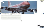 Aircraft tire application data - Agricultural and Aircraft Tires