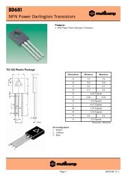 NPN Power Darlington Transistors - Bitsbox