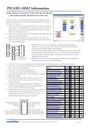 PICAXE-18M2 Information - Roboter-Teile.de