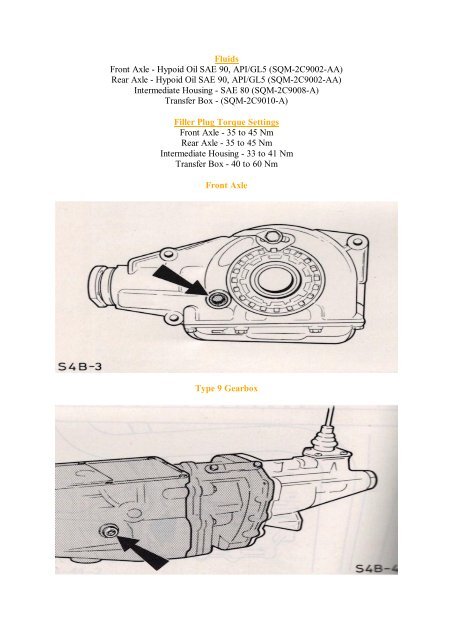 Ford Sierra 4x4 Supplement Manual - Ford Sierra Net