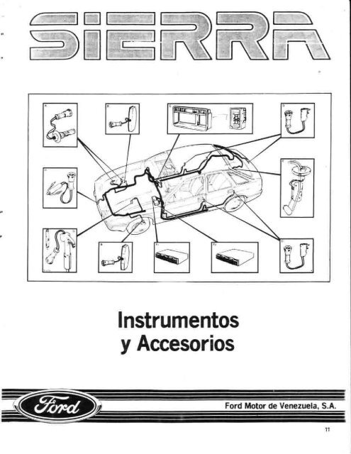 Instrumental y Accesorios - Ford Sierra Net