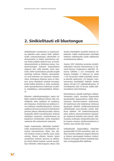 ElÃ¤intaudit Suomessa 2008