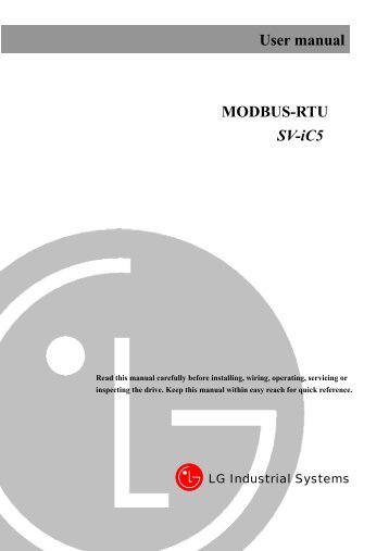 User manual MODBUS-RTU SV-iC5 - SklepFALOWNIKI.pl