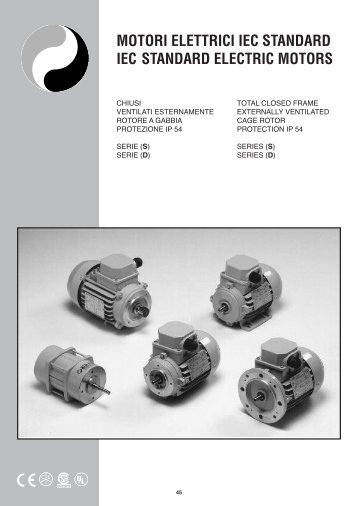 Motori Standard Trifase - Bermar.it