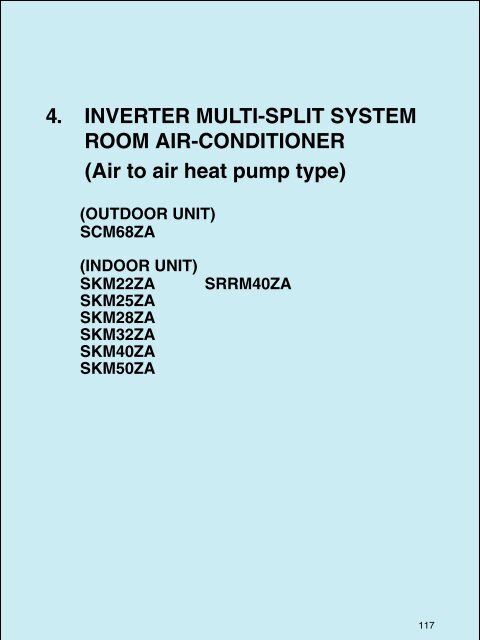 4. INVERTER MULTI-SPLIT SYSTEM ROOM AIR-CONDITIONER ...