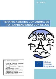 TERAPIA ASISTIDA CON ANIMALES (PAT) APRENDIENDO CON ELLOS