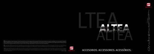 ACCESORIOS. ACCESSORIES. ACESSÃRIOS. - SEAT