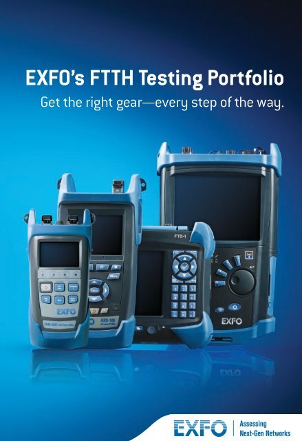 EXFO's FTTH Testing Portfolio