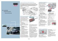 Ihr Audi S6, Audi S6 Avant Kurzanleitung