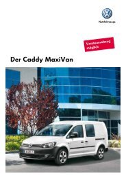 Der Caddy MaxiVan - bei Volkswagen Nutzfahrzeuge. - VW ...