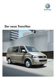 Der neue TransVan - bei Volkswagen Nutzfahrzeuge. - VW ...