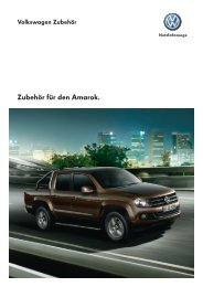 ZubehÃ¶r fÃ¼r den Amarok. - bei Volkswagen Nutzfahrzeuge.