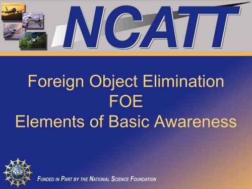 FOE - Elements of Basic Awareness - NCATT