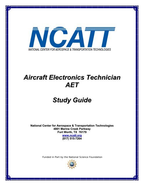 Aircraft Electronics Technician AET Study Guide - NCATT