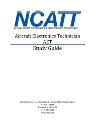 Aircraft Electronics Technician AET - NCATT