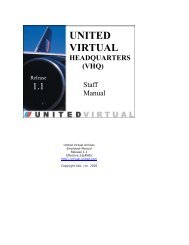 UVA Staff Manual v1.1.pdf - United Virtual Airlines