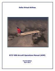 Boeing 737-800 Operating Manual - Delta Virtual Airlines