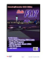 Page 1 November/ December 2006 - Delta Virtual Airlines