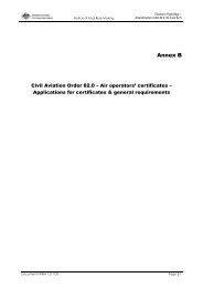 CAO 82.0 - Civil Aviation Safety Authority