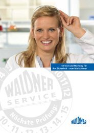 Service.pdf (443 KB) - WALDNER Laboreinrichtungen GmbH & Co ...