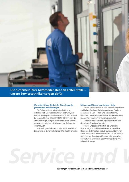 Service.pdf (443 KB) - WALDNER Laboreinrichtungen GmbH & Co ...