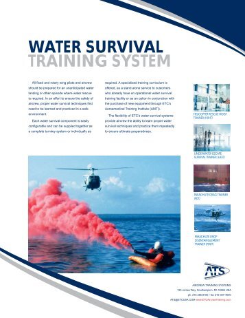 water survival training system - ETC Aircrew Training Systems